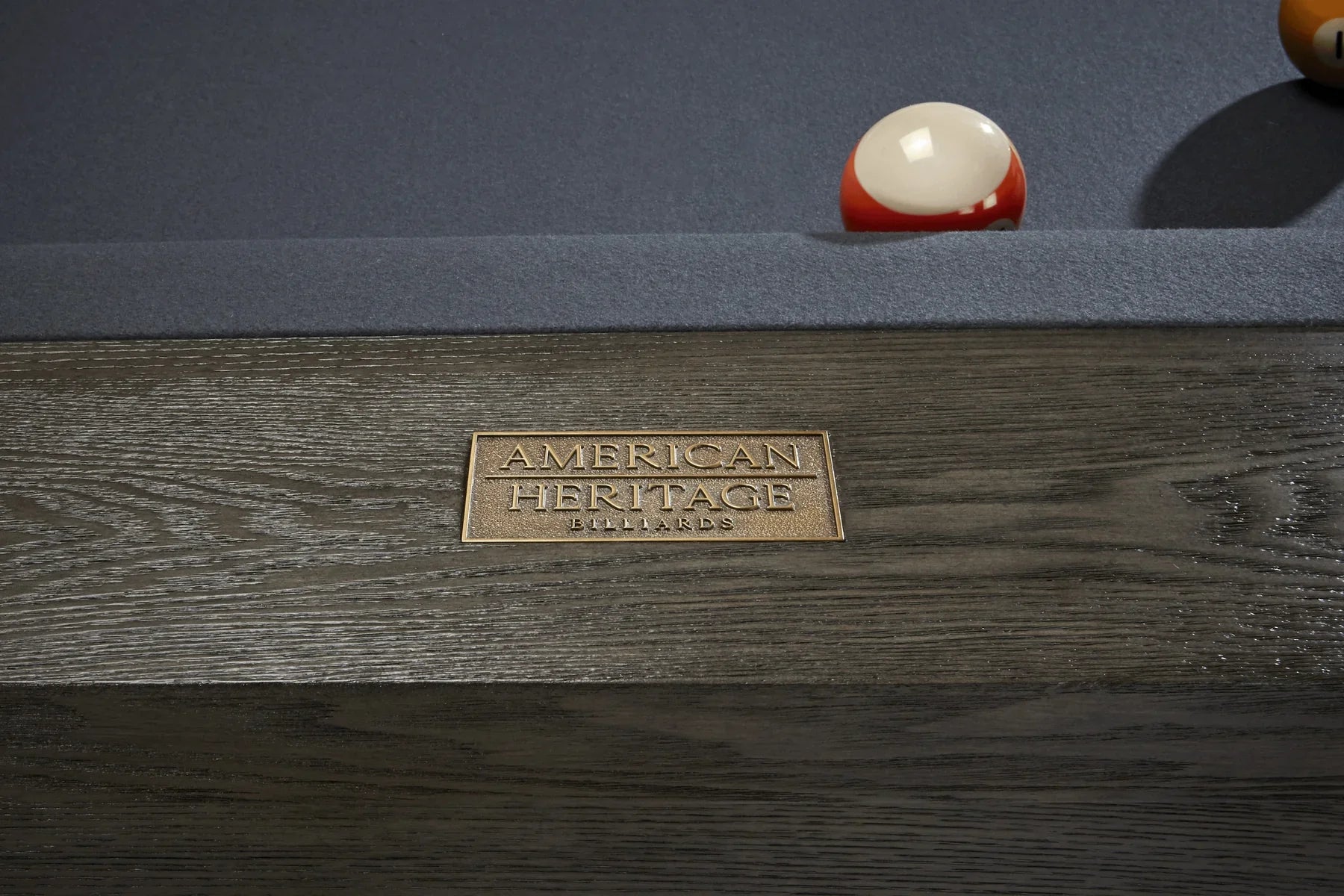 American Heritage Billiards Halifax 8' Slate Pool Table In Charcoal
