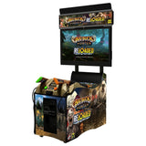 Raw Thrills Big Buck Hunter Reloaded Panorama 42" arcade game with hunting-themed graphics.