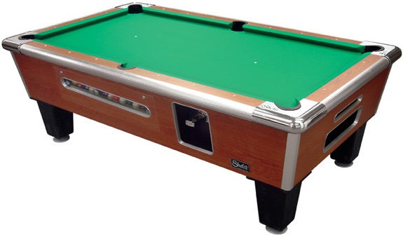 Shelti Bayside Sovereign Cherry Pool Table (Coin Op) – Game World