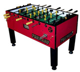 Tornado T-3000 Foosball Table In Red (Coin)