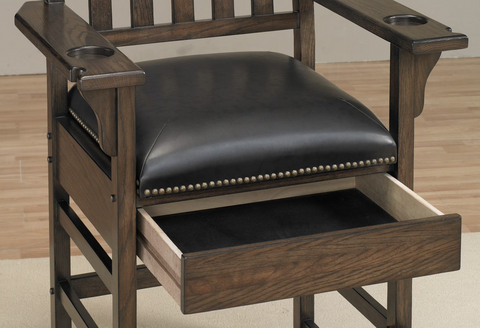 American Heritage Billiards King Chair In Riverbank Game World Planet