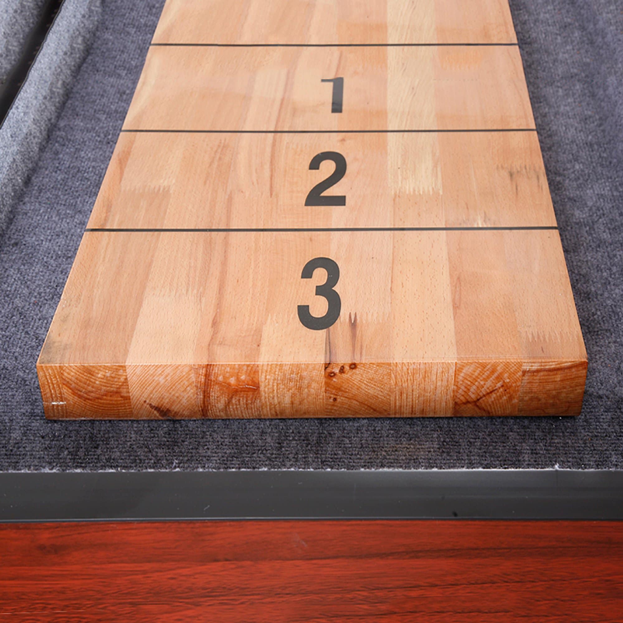 Carmelli Challenger 14' Shuffleboard Table in Walnut Finish