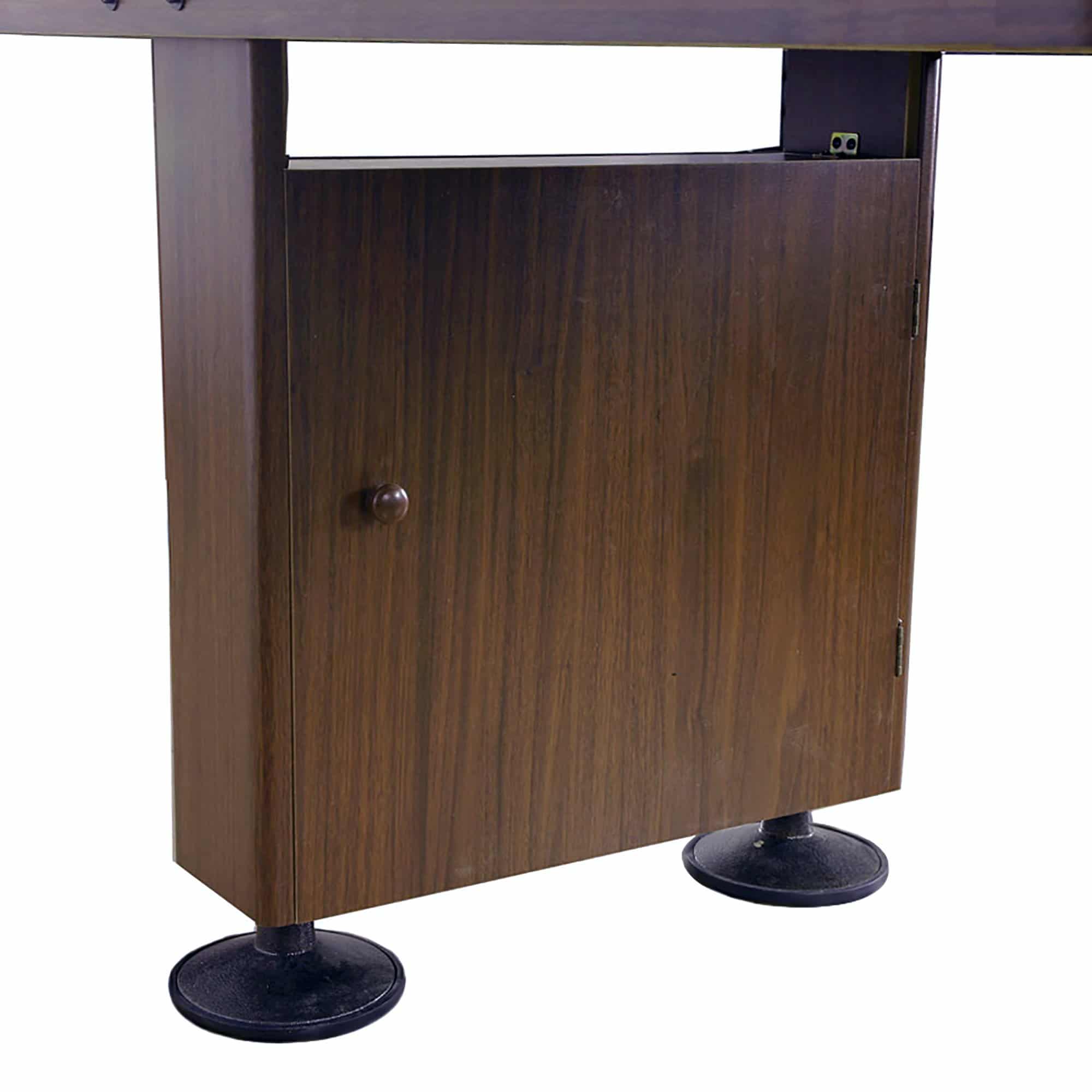 Carmelli Challenger 14' Shuffleboard Table in Walnut Finish