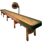 Champion 9' The Grand Champion Shuffleboard Table by Champion with maple surface, pucks & scoreboard.