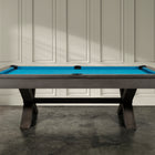 Nixon CrissyCross 8' Slate Pool Table in Charcoal Finish