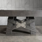 Nixon Georgia 7' Slate Pool Table in Grayson Grey by Nixon Billiards, with chic dining top option.