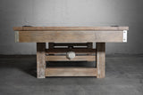 Nixon Bryant 8' Slate Pool Table in Weathered Natural Finish w/ Dining Top Option