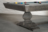 Nixon Birdy 7' Slate Pool Table in Grayson Grey by Nixon Billiards, with dining top option.