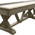 Playcraft Brazos River 12' Pro-Style Shuffleboard Table in Weathered Gray