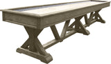 Playcraft Brazos River 12' Pro-Style Shuffleboard Table in Weathered Gray