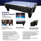 Gold Standard Games 7' Tournament Ice Air Hockey Table