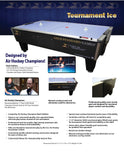 Gold Standard Games 8' Tournament Ice Air Hockey Table