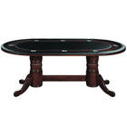 RAM Game Room 84" Texas Hold'em Game Table with Dining Top - Cappuccino