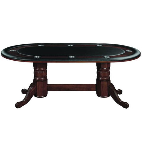 RAM Game Room 84" Texas Hold'em Game Table - Cappuccino