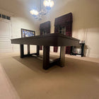HJ Scott The Abbey 8' Slate Billiard Table in Espresso Installation