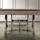 Nixon Billiards Hunter 7' Slate Pool Table in Antique Finish with dining top option.