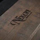 Close-up of the wooden surface on the Nixon Hunter 7' Slate Pool Table by Nixon Billiards.