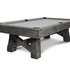 Nixon Georgia 8' Slate Pool Table in Grayson Grey by Nixon Billiards with dining top option.