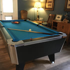 7' Valley Panther Black Cat Pool Table