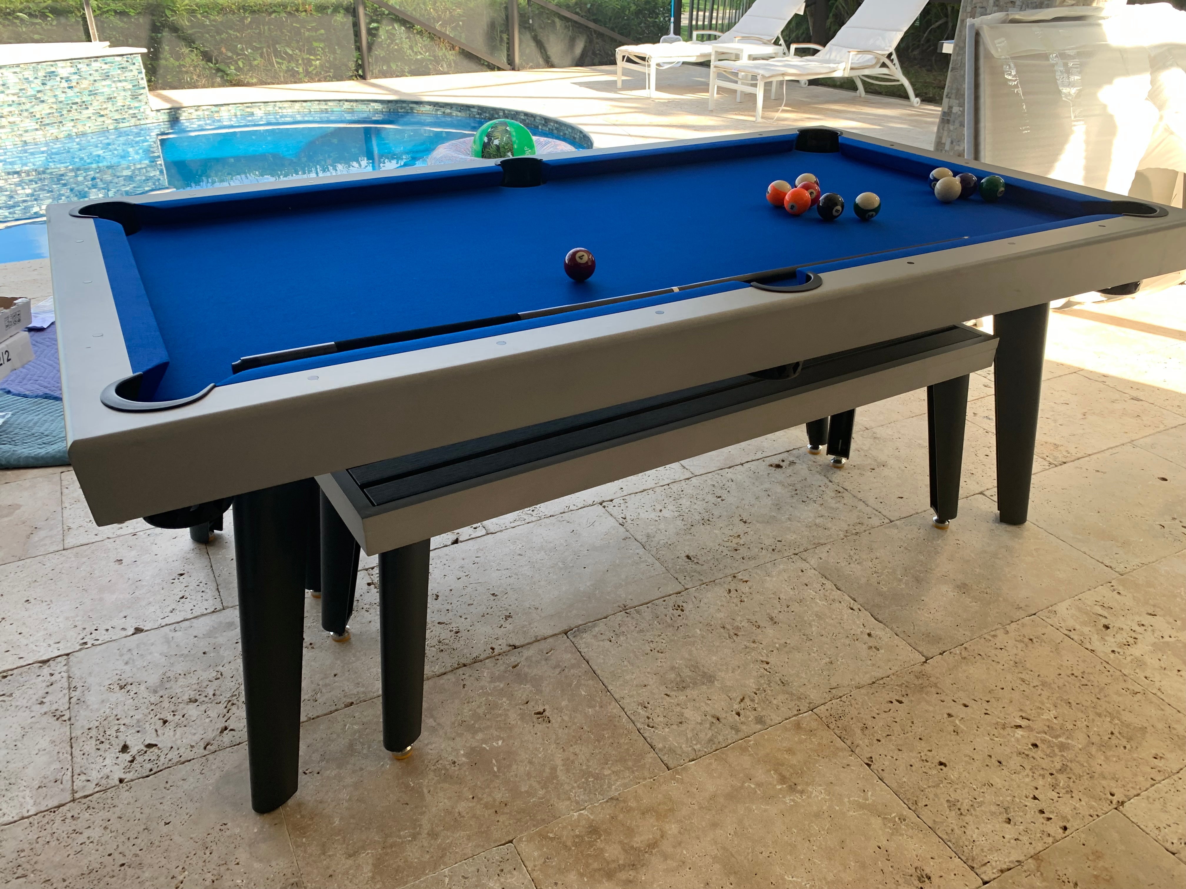 Wooden Billiard Triangle Rack - Solid Hardwood Pool Ball Rack For Standard 2-1/4 Inch Balls
