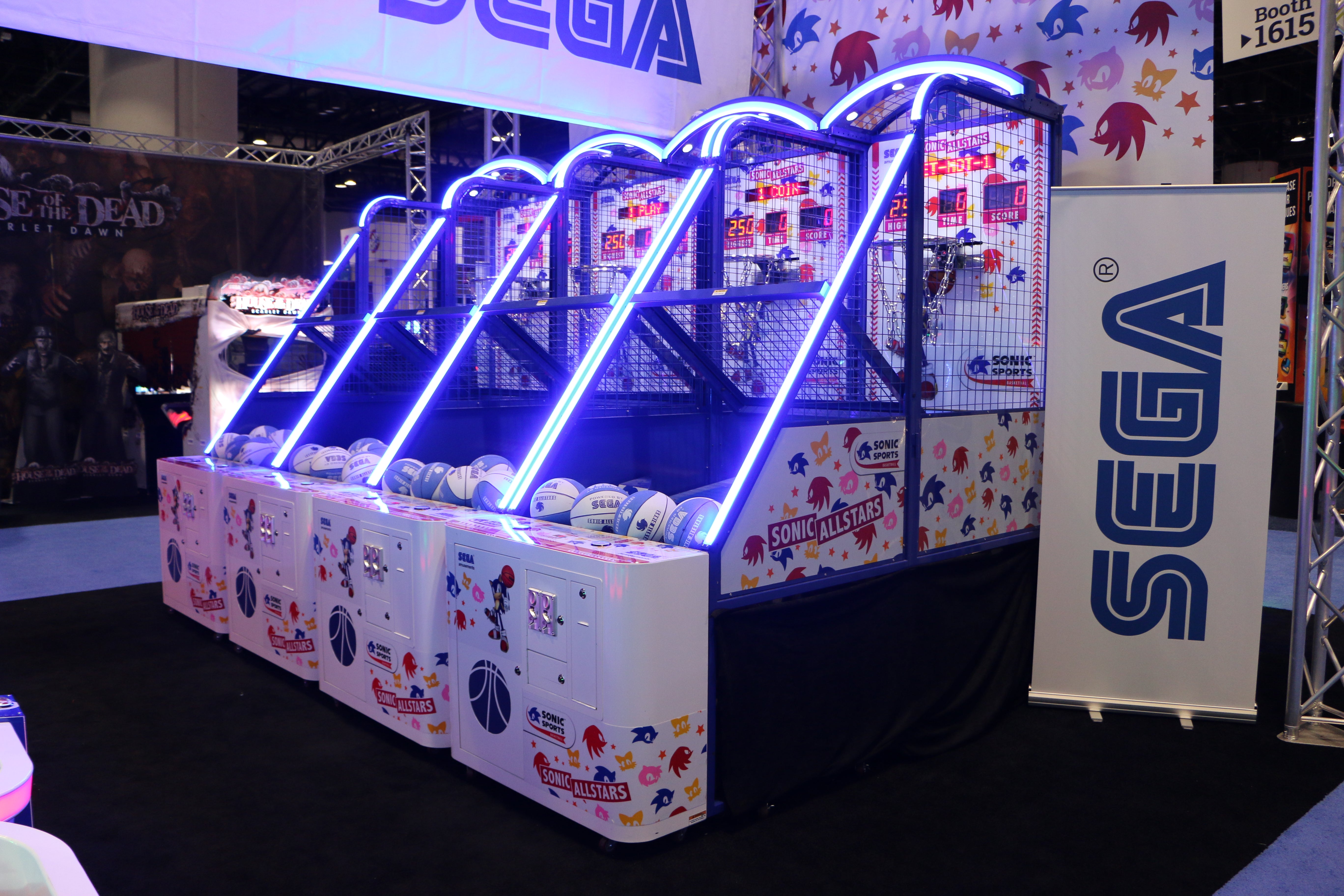 Sega Sonic Sports Basketball Arcade Game