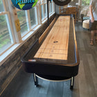 Playcraft Telluride 18' Pro Style Shuffleboard Table in Espresso with optional Overhead Electronic Scoring
