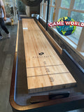 Playcraft Telluride 14' Pro Style Shuffleboard Table in Espresso with optional Overhead Electronic Scoring