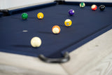 Nixon CrissyCross 7' Slate Pool Table in Whitewash Finish