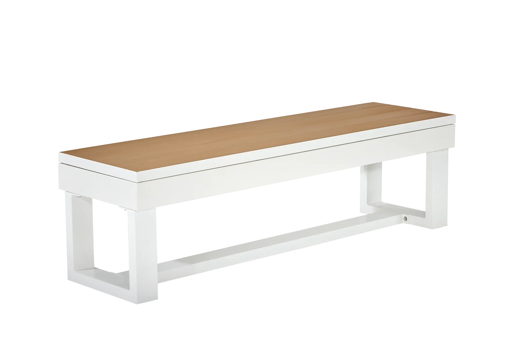 American Heritage Lanai Outdoor Multi-Functional Storage Bench in Pearl White Set of 2