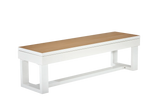 American Heritage Lanai Outdoor Multi-Functional Storage Bench in Pearl White Set of 2