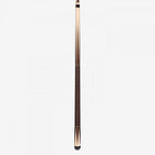 The Lucasi Lux® LUX51 Pool Cue features low deflection and decorative designs on white.
