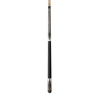 Lucasi Lux® LUX66 Pool Cue with black grip and wood detail on a white background.