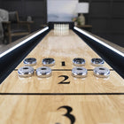 American Legend Brookdale 9' LED Shuffleboard Table with Bowling