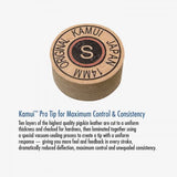 Kamui S 14mm tip, perfect for Lucasi Hybrid® L-H40 cue and low deflection shaft setups.