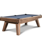 Nixon Billiards Desyn 8' Slate Pool Table in Walnut, shown on a plain white background.
