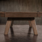 Nixon Billiards Nixon Desyn 8' Slate Pool Table in Walnut Finish, shown with angled legs.