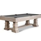 Nixon Huck 7' slate pool table in grey white oak by Nixon Billiards, dining top option available.