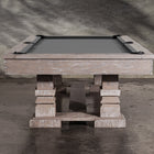 Nixon Huck 8' Slate Pool Table in Grey White Oak Finish w/ Dining Top Option