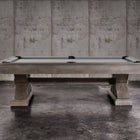 Nixon Jasper 7' Slate Pool Table by Nixon Billiards in weathered slate finish, gray surface.