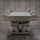 Nixon Jasper 8' Slate Pool Table in Weathered Slate Finish w/ Dining Top Option