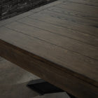 Close-up of Nixon Portland 8' Slate Pool Table in Barnwood finish by Nixon Billiards.