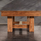 Nixon Presli 8' Slate Pool Table by Nixon Billiards in Native Acacia Finish with dining top option.