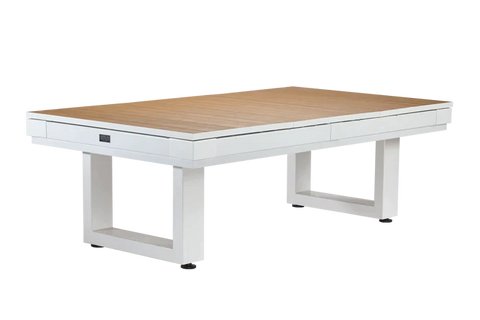 American Heritage Billiards Lanai Outdoor 8' Dining Top in Pearl White