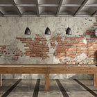 Brunswick Billiards Parsons 12' Shuffleboard Table adds style to any industrial loft with vintage decor.