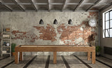 Brunswick Billiards Parsons 12' Shuffleboard Table adds style to any industrial loft with vintage decor.