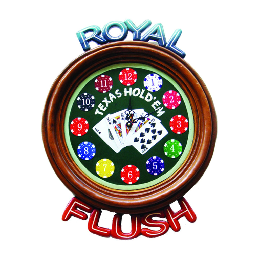 RAM Game Room “Royal Flush” Clock