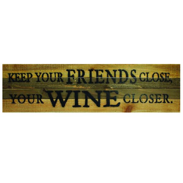 RAM Game Room “Keep Your Friends Close” Sign