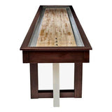 HJ Scott® 12' Abbey Shuffleboard Table in Espresso Stained Maple