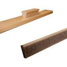 The Venture Monaco 18' Shuffleboard Table by Venture shown from top and side views on white.