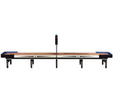 Playcraft Telluride 12' Pro Style Shuffleboard Table in Espresso with optional Overhead Electronic Scoring